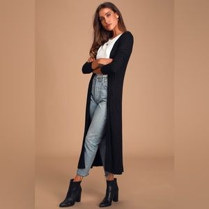 Lulus long cardigan Sweater